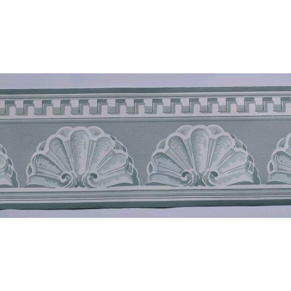 Pre-pasted Decorative Wall Border - Sea Shells - Ocean Theme - 5 yds - Picture 1 of 4